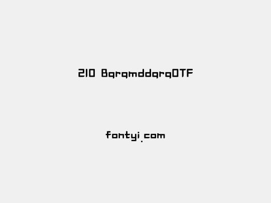 210 BaramddaraOTF