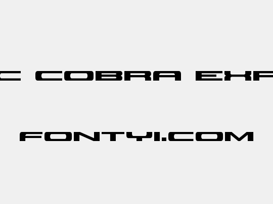 Classic Cobra Expanded