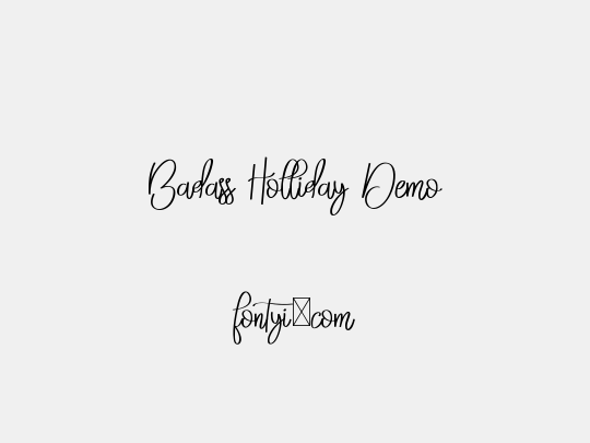 Badass Holliday Demo