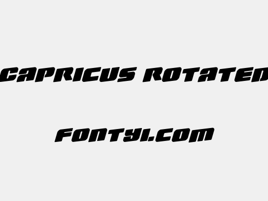 Capricus Rotated