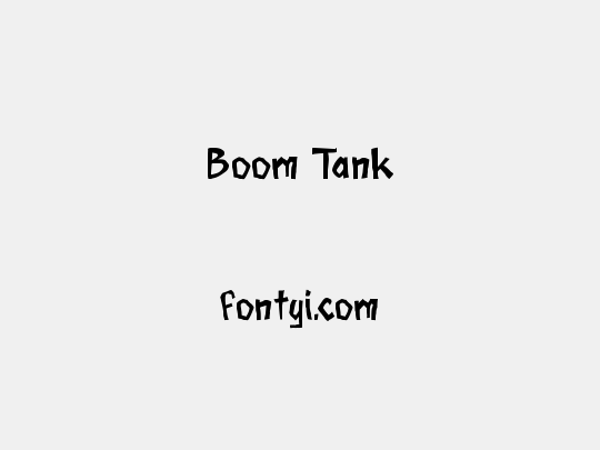 Boom Tank