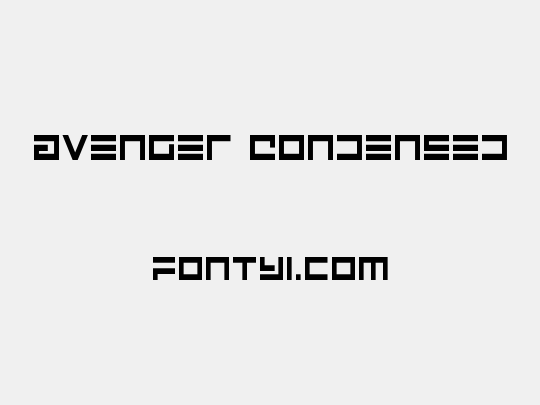 Avenger Condensed