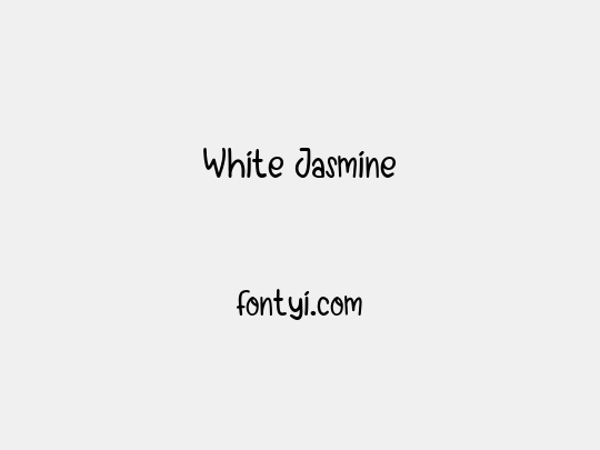 White Jasmine