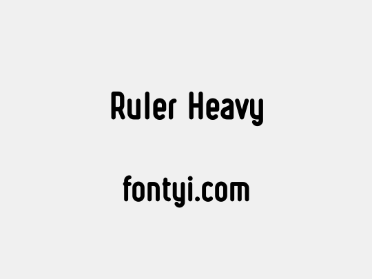 Ruler Heavy