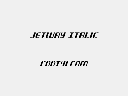 Jetway Italic