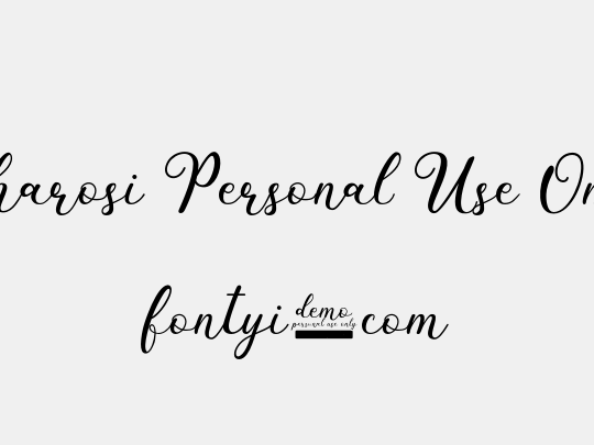 Pharosi Personal Use Only