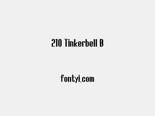 210 Tinkerbell B
