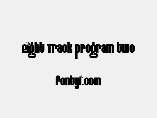 Eight Track program two