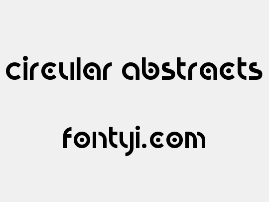 Circular Abstracts