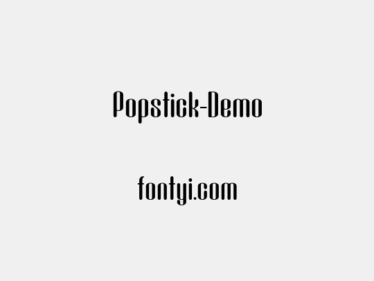 Popstick-Demo