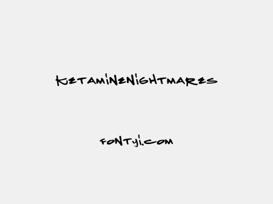 KetamineNightmares