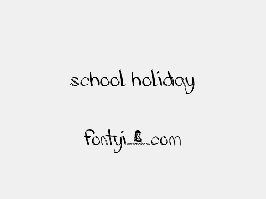 School Holiday