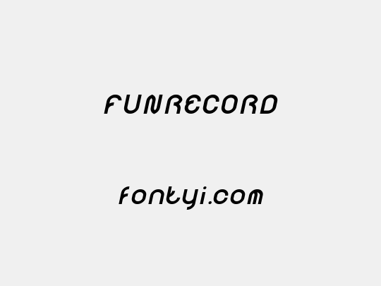 FUNRECORD