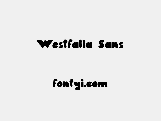 Westfalia Sans