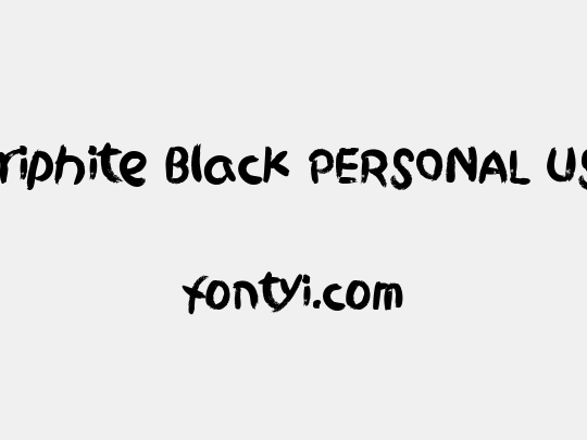 Griphite Black PERSONAL USE