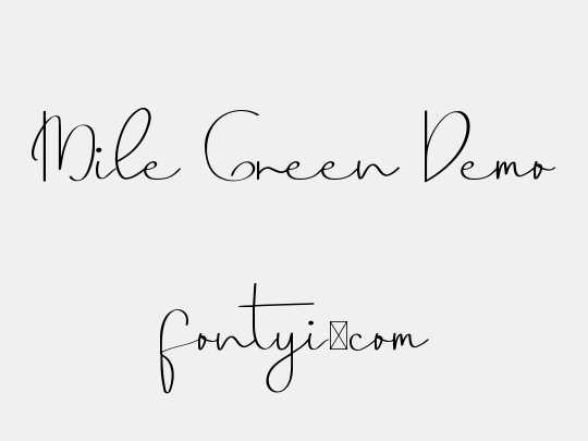 Mile Green Demo