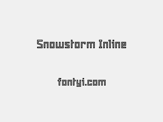 Snowstorm Inline