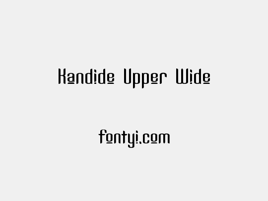 Kandide Upper Wide