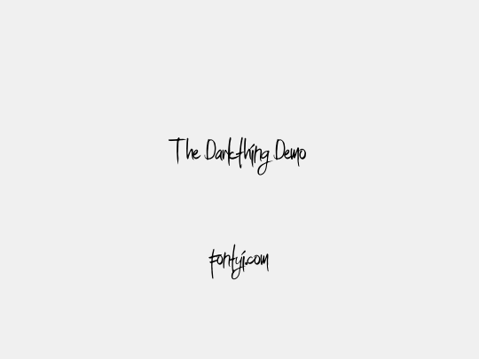 The Darkthing Demo