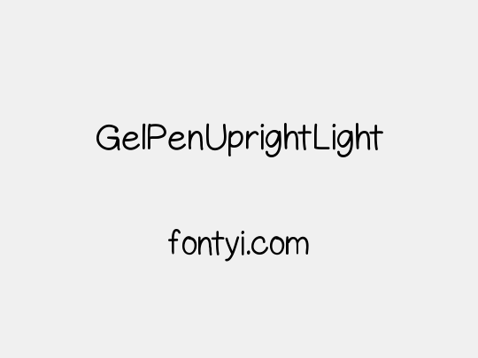 GelPenUprightLight