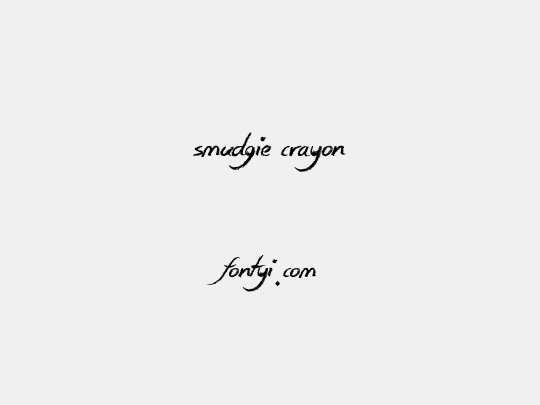 Smudgie Crayon