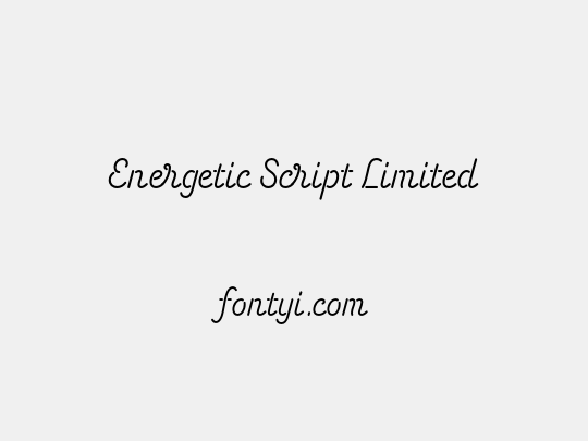 Energetic Script Limited