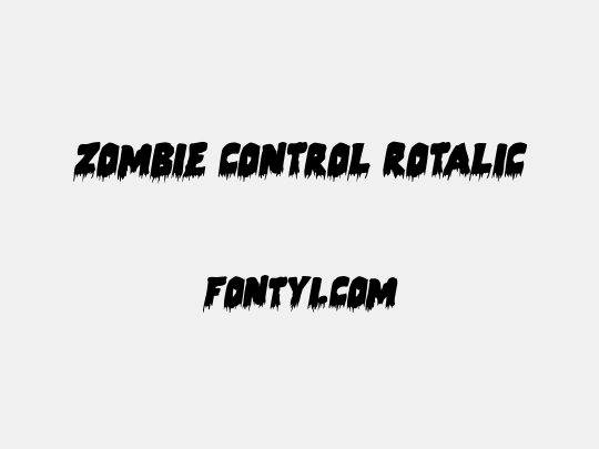 Zombie Control Rotalic