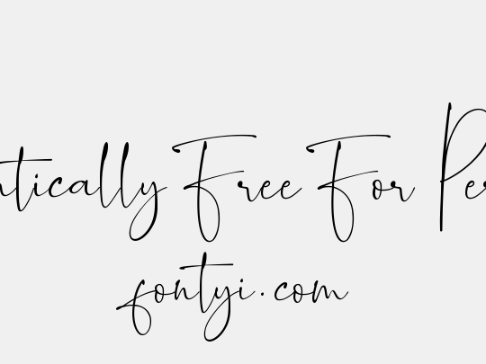 Romantically Free For Personal