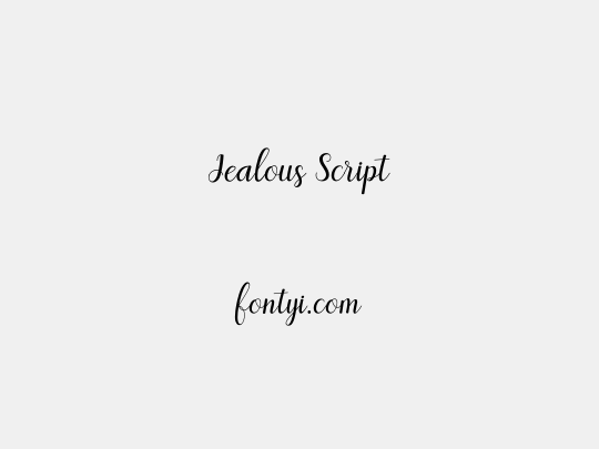 Jealous Script