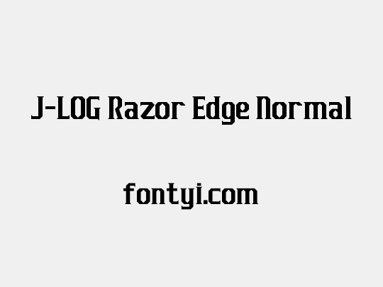 J-LOG Razor Edge Normal