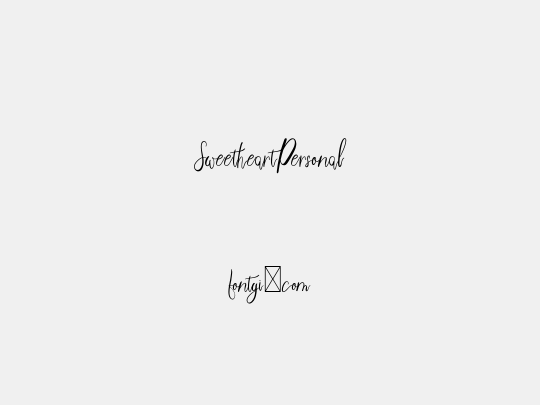 SweetheartPersonal