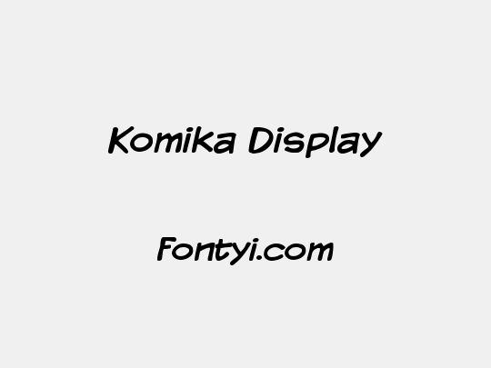 Komika Display