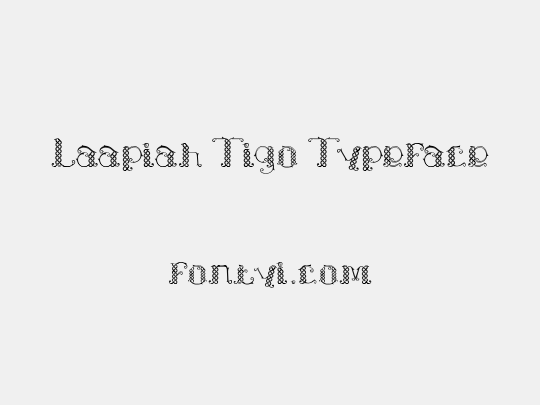 Laapiah Tigo Typeface
