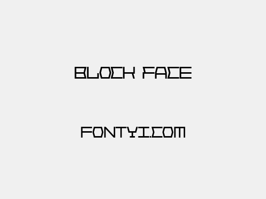 Block Face