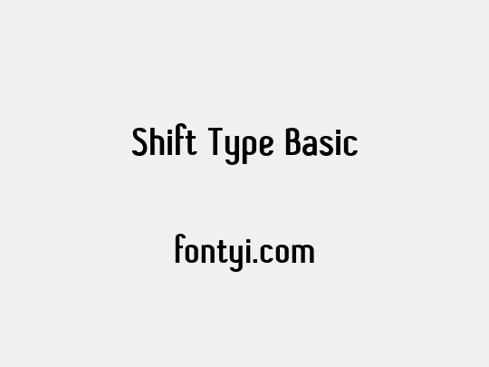 Shift Type Basic