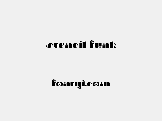 stencil funk