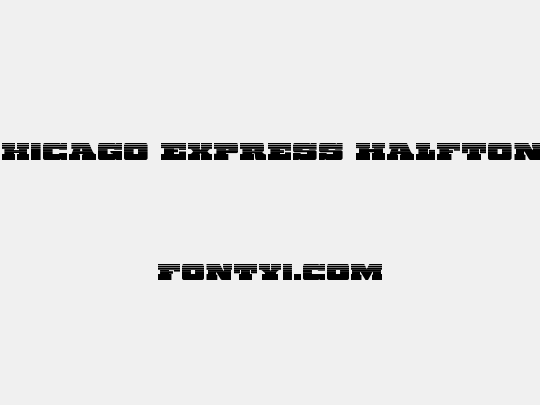 Chicago Express Halftone