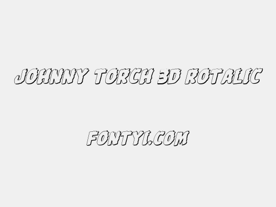 Johnny Torch 3D Rotalic