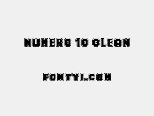 Numero 10 Clean