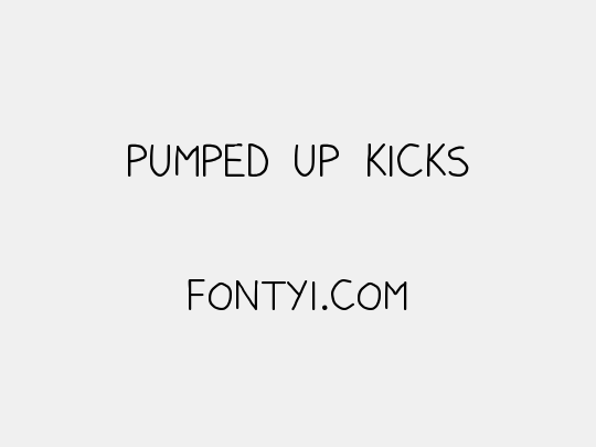 Pumped Up Kicks