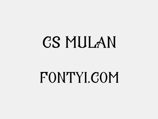 CS Mulan
