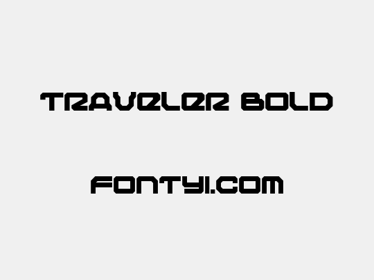 Traveler Bold