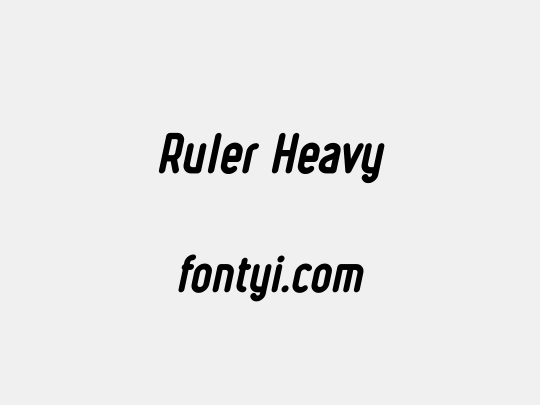 Ruler Heavy