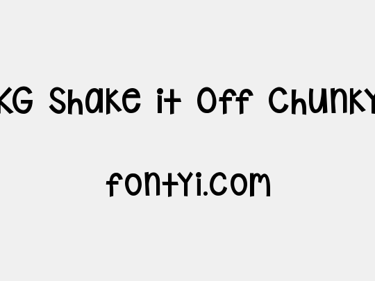KG Shake it Off Chunky