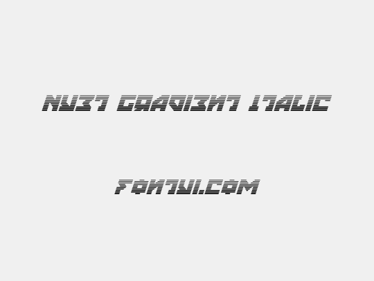Nyet Gradient Italic