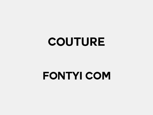 Couture