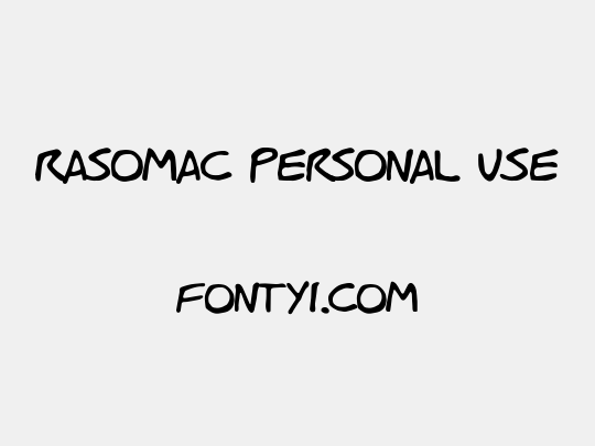 Rasomac Personal Use