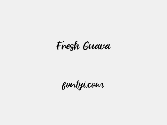 Fresh Guava
