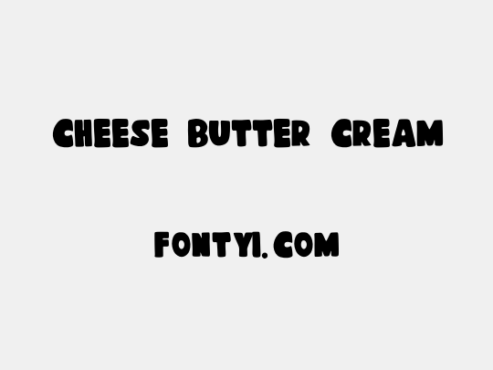Cheese Butter Cream