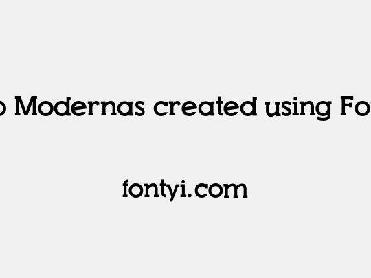 Top Modernas created using FontCreator 6.5 from High-Logic.comTopModern 
